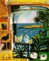 L atelier Les pigeons III 1957 cubisme Pablo Picasso